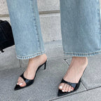 Summer Fashion Low Thin Heels Women Slippers Gladiator Sandals - Stylish and Comfortable