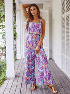 Lydia | Floral Wide-leg Jumpsuit