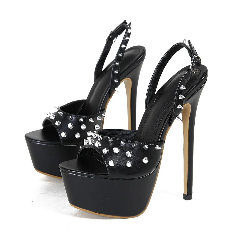 Peep Toe Pole Dance High Heels Sandals for Women