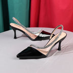 Stylish stiletto high heels for summer events