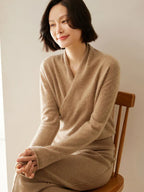 | Women's Wrap Crossover Sweater