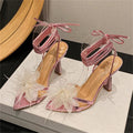 Flower Pointed Toe Women Sandals