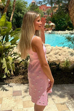 Sleeveless High Waist Mini Dress