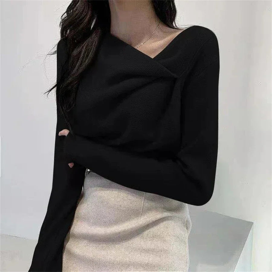 | Velvet sweater for women