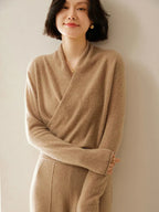 | Women's Wrap Crossover Sweater