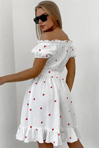 Printed Patchwork Mini Dress