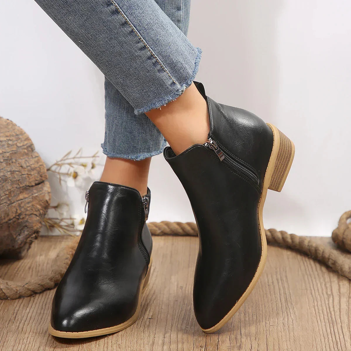 | Orthopedic Comfort Ankle Boots