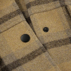 New Plaid Contrast Jacket Women Autumn Winter Single Breasted Long Sleeve Outerwear Female Streetwear Vintage Fashion Coat