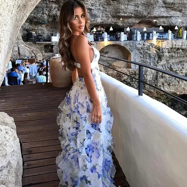 Adelaida Premium Dress with Print Chic Silhouette Collection