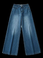 Retro American plus straight leg women jeans washed and versatile Gothic Harajuku loose fit high waisted casual jeans y2k pants