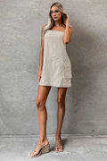 Backless Sleeveless Loose Mini Dress