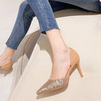 Exquisite High Heels for Women with Pointed Toe and Shallow Mouth