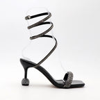 Rhinestone Fairy Open-toe High Heel Rome Sandals for Women