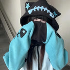 Grunge Zipper Streetwear Hoodie