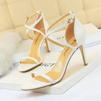 11cm Super High Heels Patent Leather Women Pumps Sexy Woman Heels