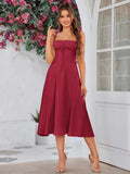 Amelia Lace Up Corset Dress