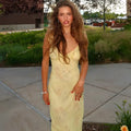 Floral Print Spaghetti Strap V-Neck Slip Maxi Dress