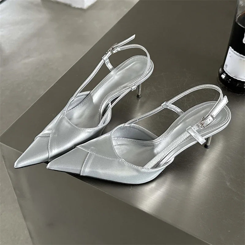 Thin Heels Pointed Toe Pumps Sandals for Women