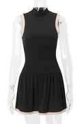 Sleeveless A-Line Mini Dress
