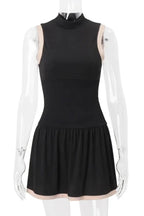 Sleeveless A-Line Mini Dress