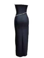 Savanna Rhinestone Bandage Gown Dress