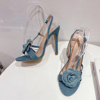 Sleek Slingback Buckle Strap Gladiator High Heels Sandals for Women