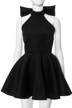 Sleeveless Bodycon Mini Dress with Elegant Pleats