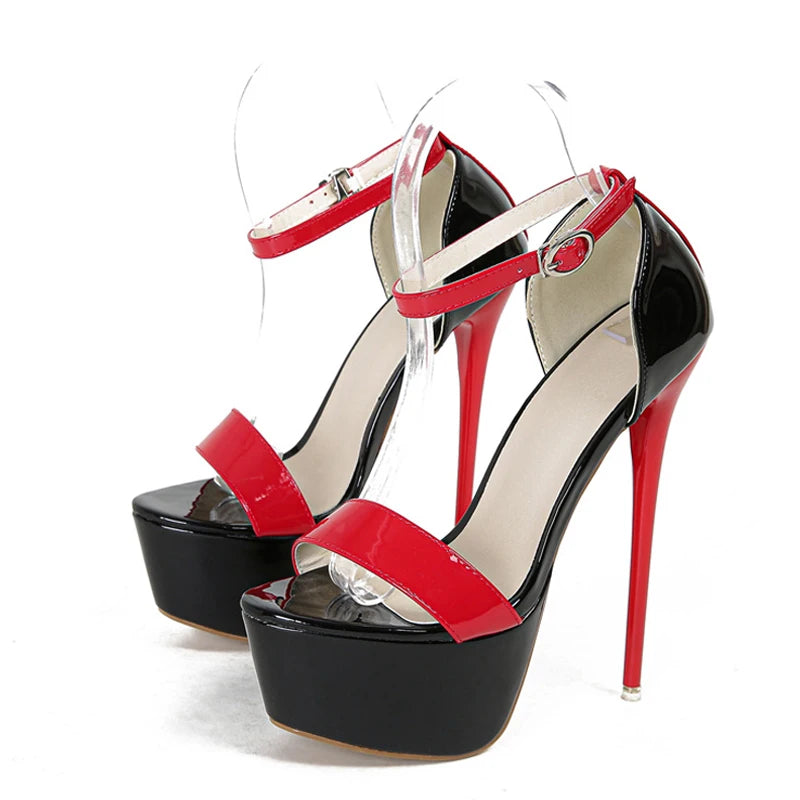 Summer Open Toe Stiletto Platform Sandals for Women