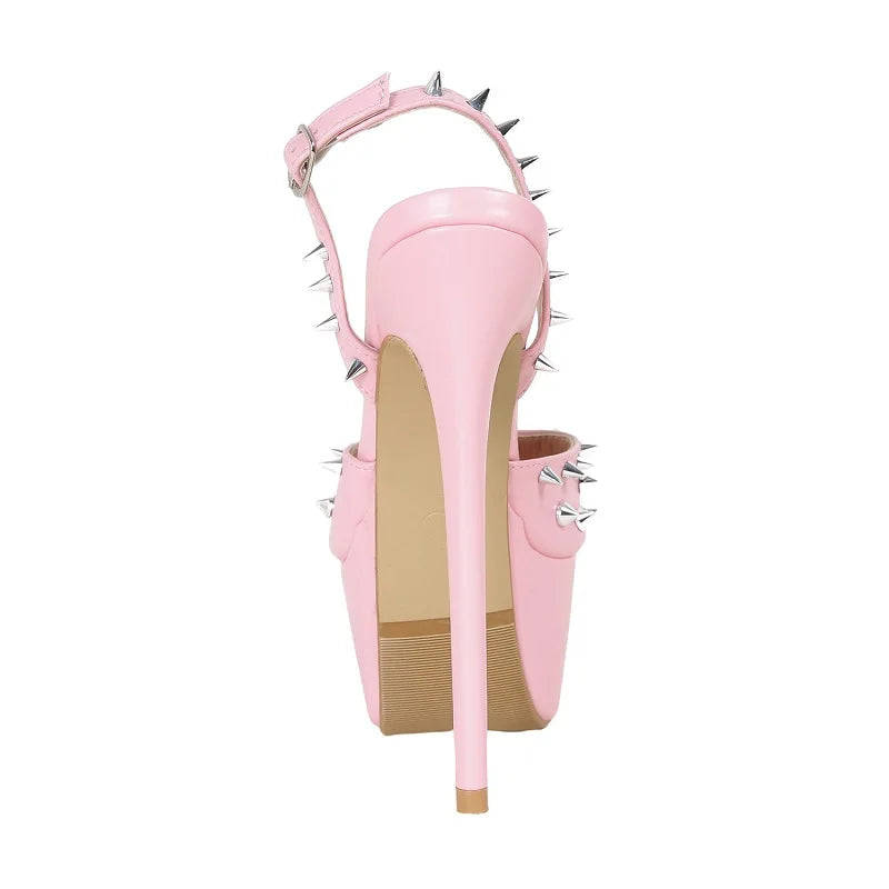 Peep Toe Pole Dance High Heels Sandals for Women