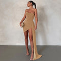 Sabina Boutique Strapless Glitter Party Dress Evening Wear Edit