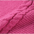 Loose Twist Knitted Sweater Pullover Women Oversize O-neck Long Batwing Sleeve Female Pullovers 2025 Autumn Winter Lady Sweaters