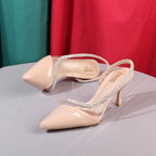 Stylish stiletto high heels for summer events