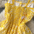Rosa Maxi Summer Dress with Floral Print