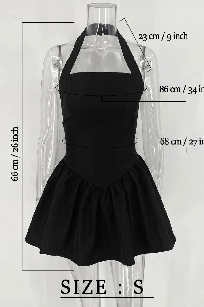 A-Line Lace Up High Waist Bodycon Mini Dress
