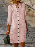 | Relaxed Shirt Dress