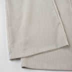 Causal All-Match Basic Corduroy Pants Women Elegant Gentle Loose Wide Leg Pants Simple High Fashion Autumn New