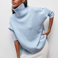 | Turtleneck Sweater in Luxe Material