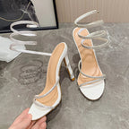 Crystal String Bead Sandals for Women's Summer Fashion