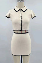 Elegant Slim Fit Hip Mini Dress