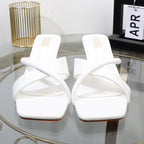 Summer High-end Fashion Hollow Heel Sandals - 5CM