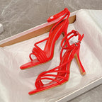 Summer Band Open Toe Gladiator Sandals Women 9.5CM