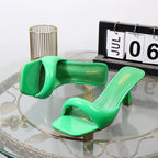 Women's open-toed sandals with 7CM thin heels