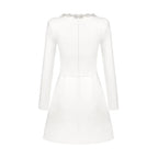 Illyria Long Sleeve Rhinestone A Line Dress