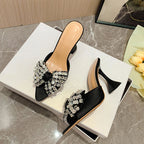 Sexy Pointed Toe 11CM Strange High Heels Slippers For Women