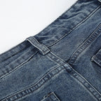 Y2K Low Waisted Washed Flare Jeans Korean Streetwear Blue Slim Fit Denim Pants Fashion Lady Casual Boot Cut Trousers