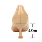 5.5cm Heels Patent Leather Women Pumps for Occupational OL Office Wear