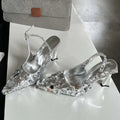 Sequin Slingbacks High Heels Women Pumps