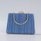 Kaydence Blue Evening Clutch Bag