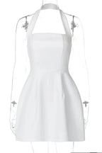 Sleeveless High Waist Mini Dress