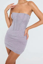 Strapless Slim Mini Dress